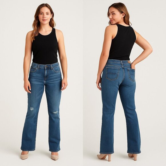 Aeropostale Denim - AEROPOSTALE 🌸 Women’s Mid-Rise Authentic Flare Jeans 👖 Size 9/10 Short 🌼✨
